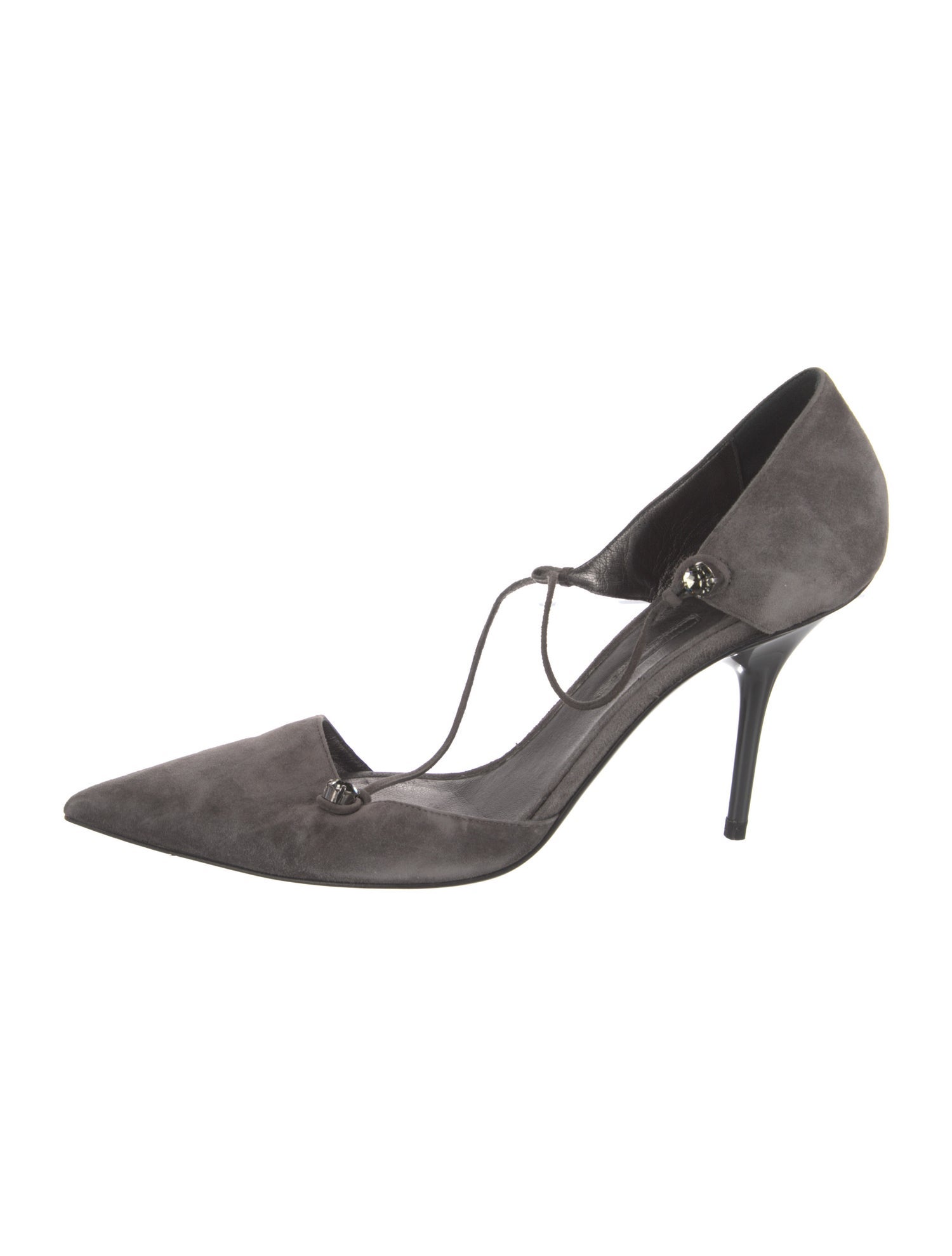Giorgio Armani Suede D'Orsay Pumps