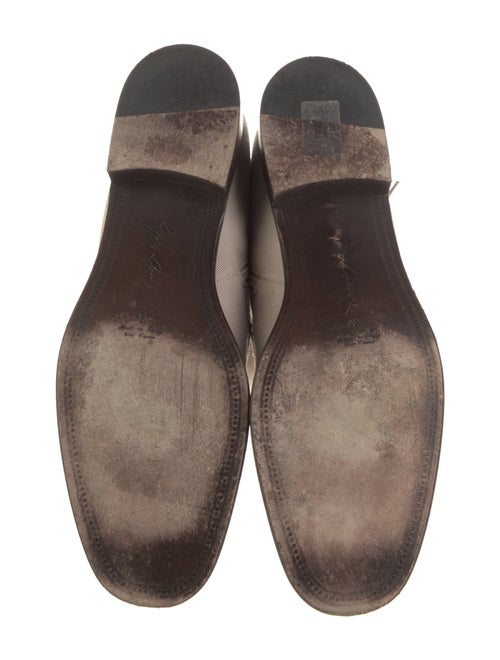 Giorgio Armani Leather Lace-Up Boots