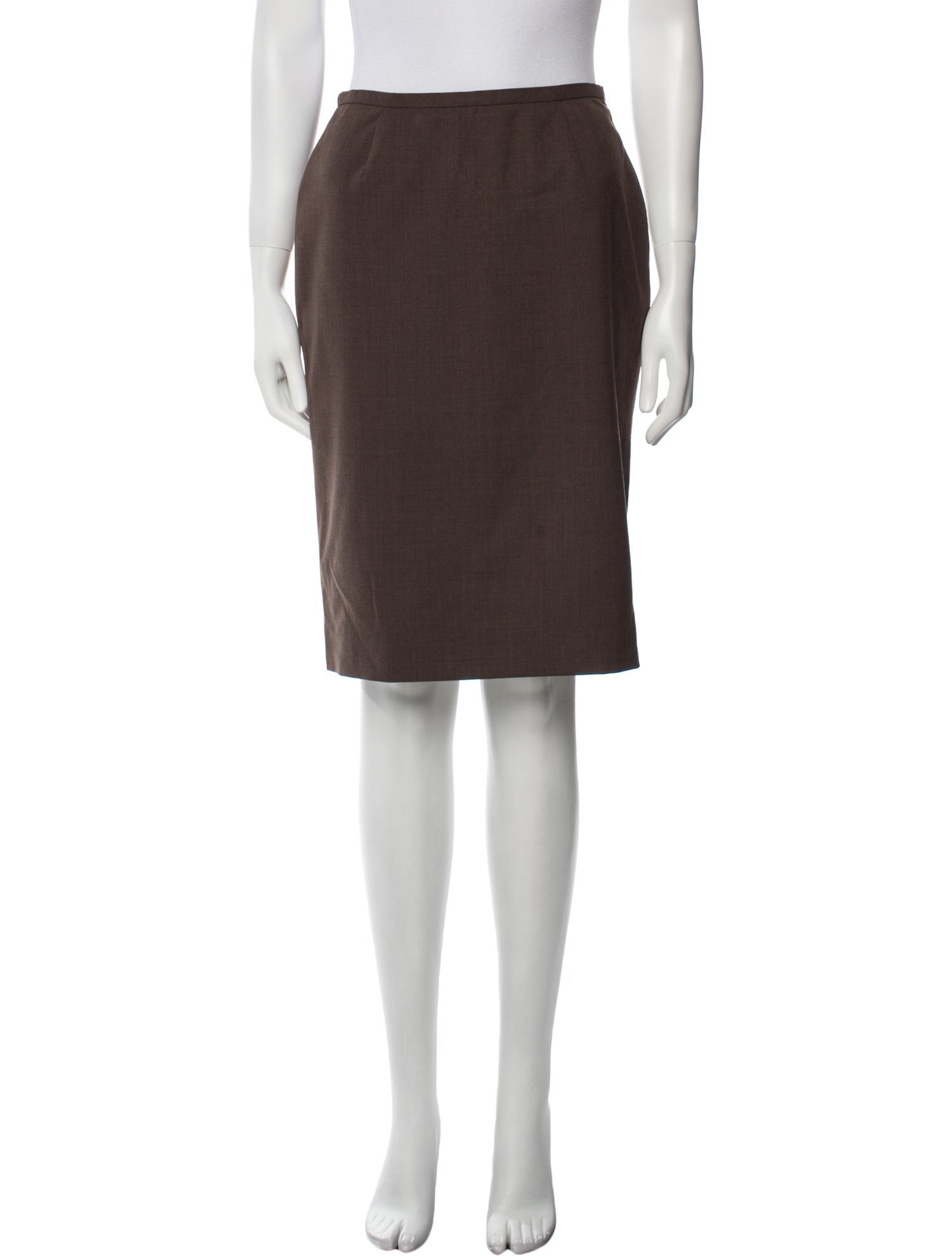 Giorgio Armani Wool Knee-Length Skirt