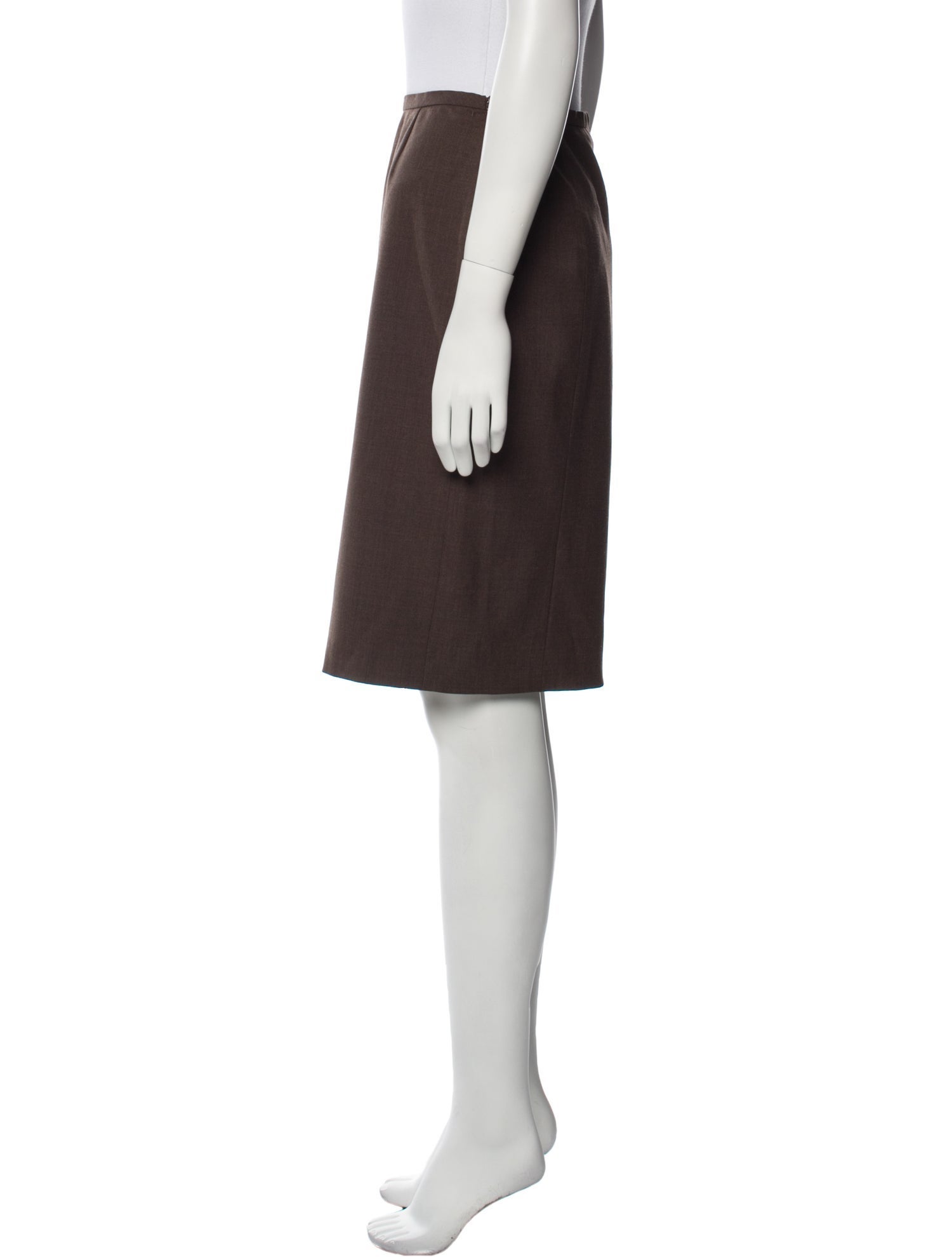 Giorgio Armani Wool Knee-Length Skirt