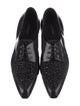 Giorgio Armani Leather Crystal Embellishments Oxfords