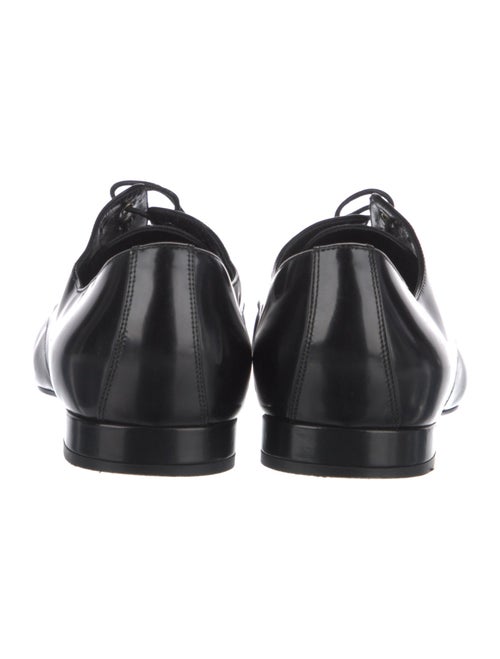 Giorgio Armani Leather Crystal Embellishments Oxfords