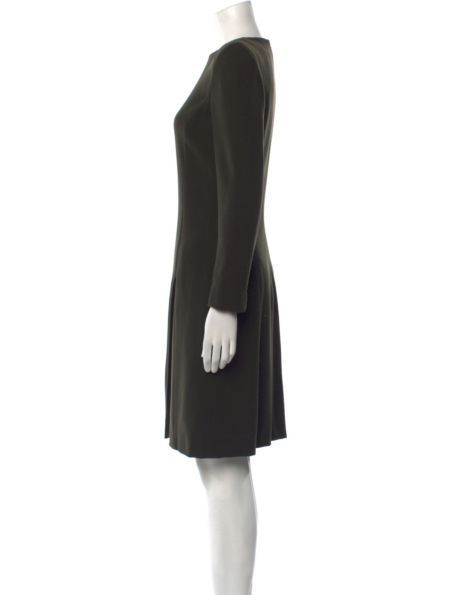Giorgio Armani Virgin Wool Knee-Length Dress