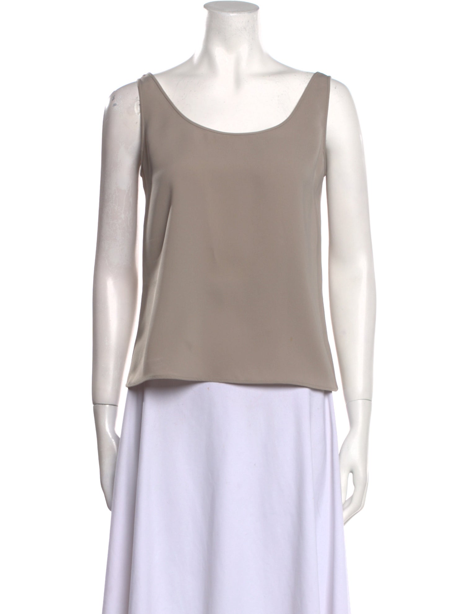 Giorgio Armani Scoop Neck Sleeveless Top