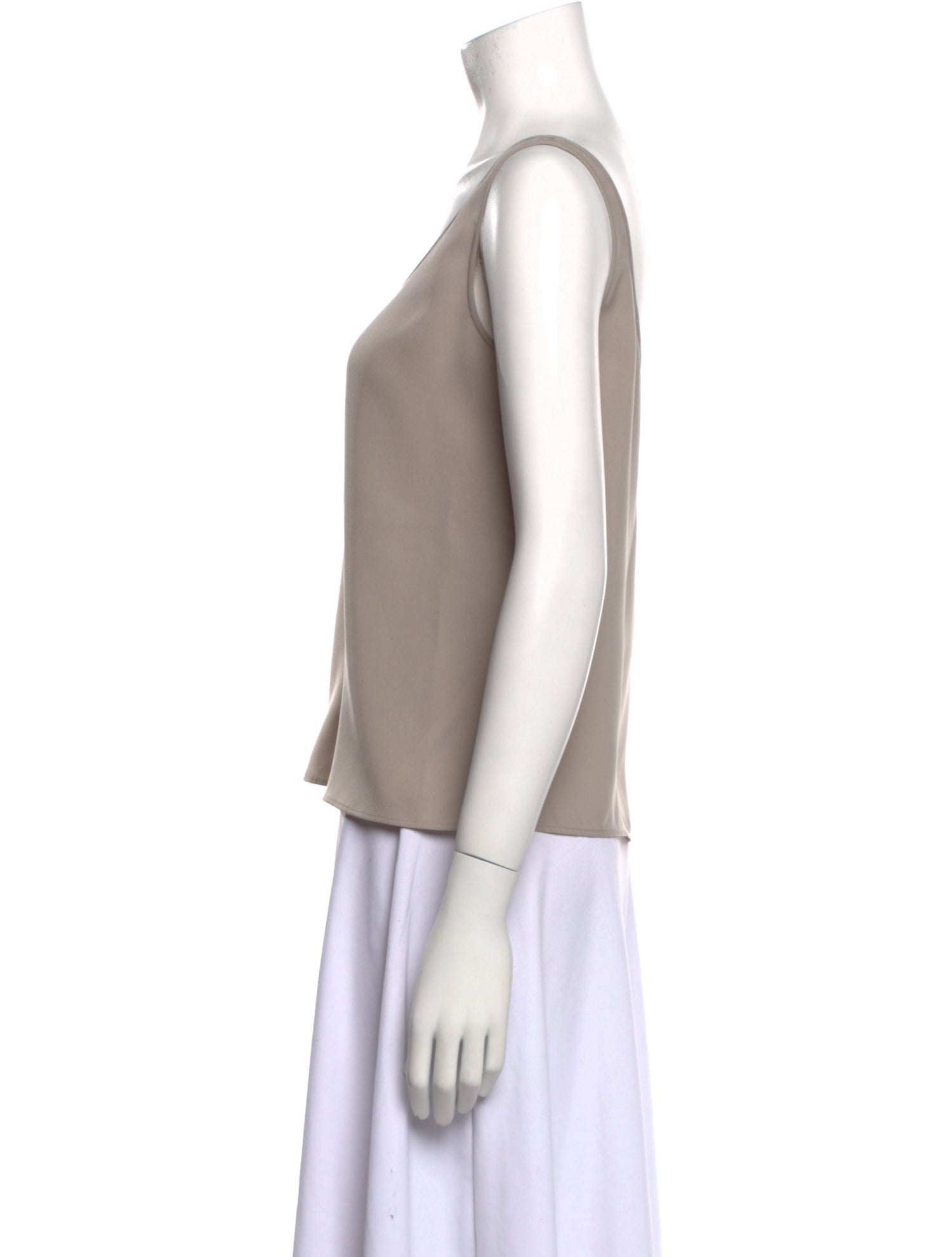 Giorgio Armani Scoop Neck Sleeveless Top