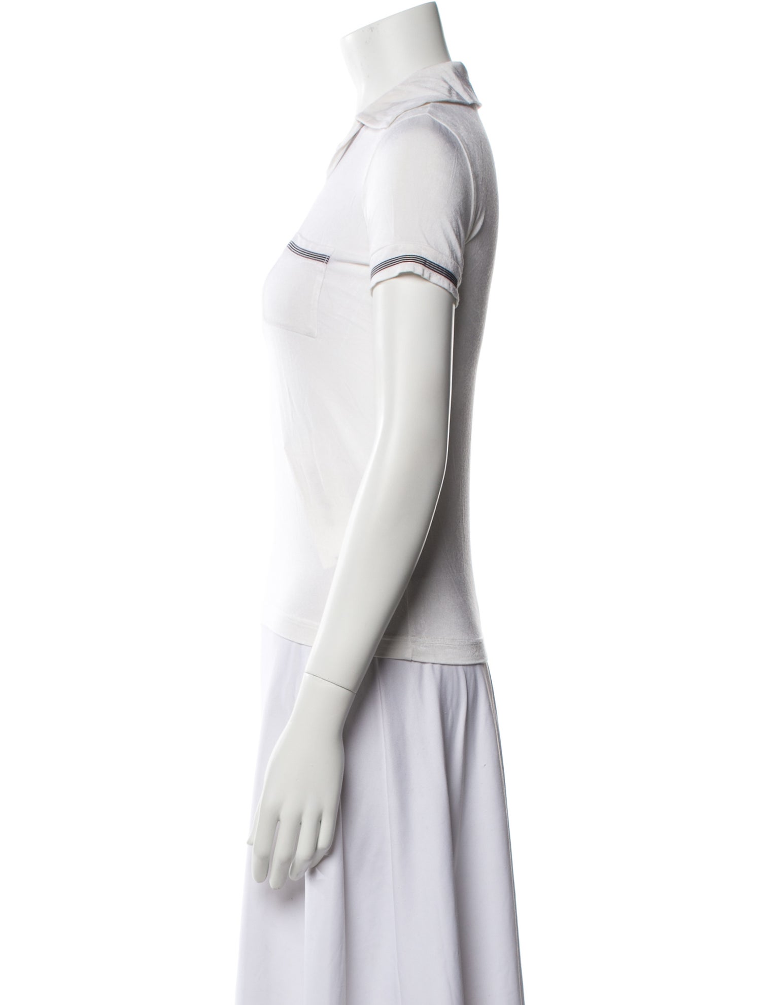 Giorgio Armani Wool V-Neck Polo