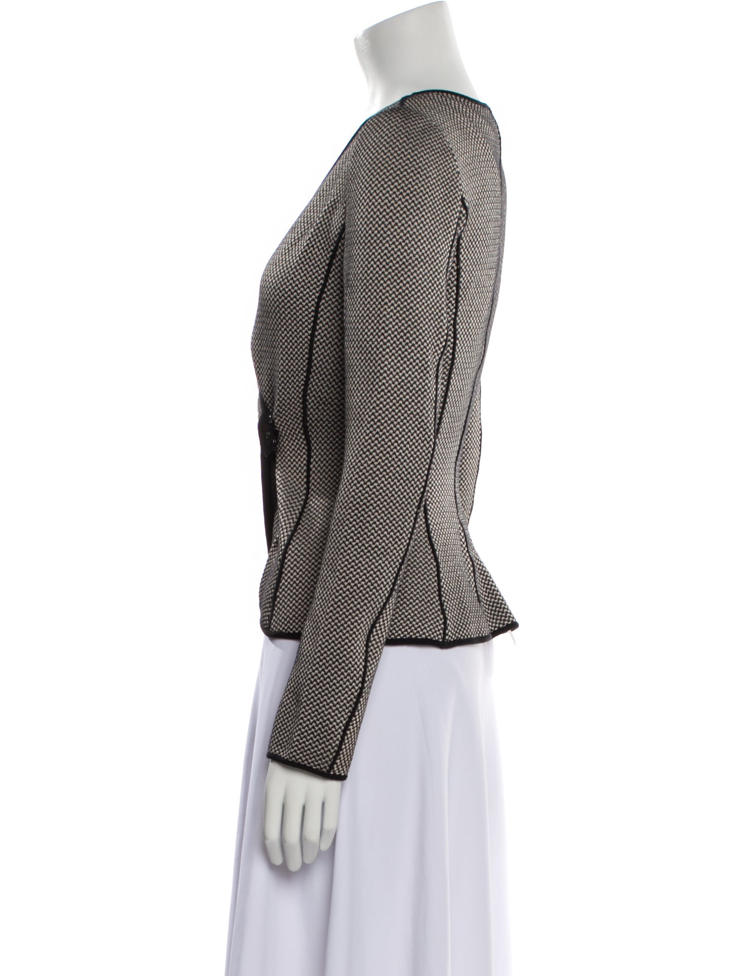 Giorgio Armani Virgin Wool Printed Jacket