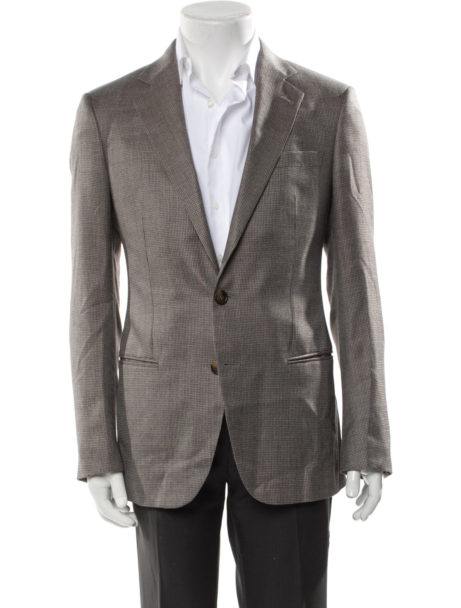 Giorgio Armani Perforated Alligator Lamb Leather Moto Jacket