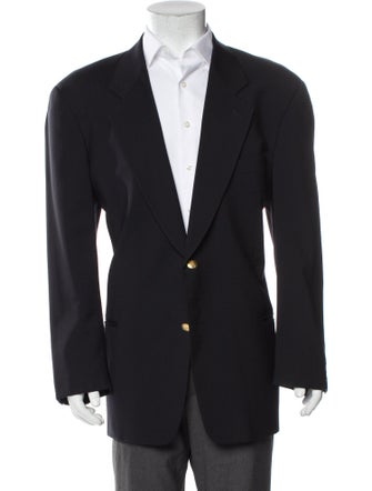 Giorgio Armani Virgin Wool Peacoat