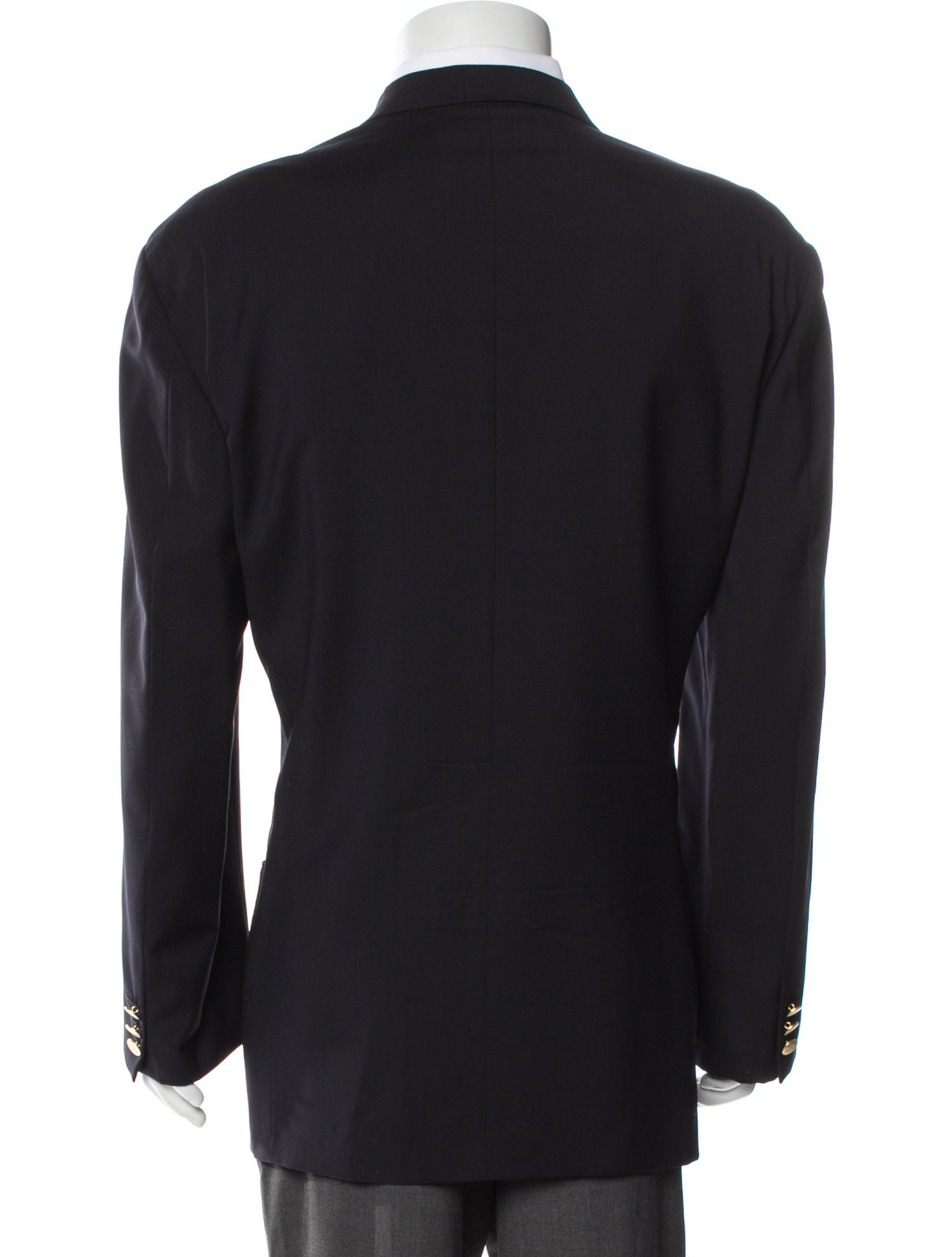 Giorgio Armani Virgin Wool Peacoat