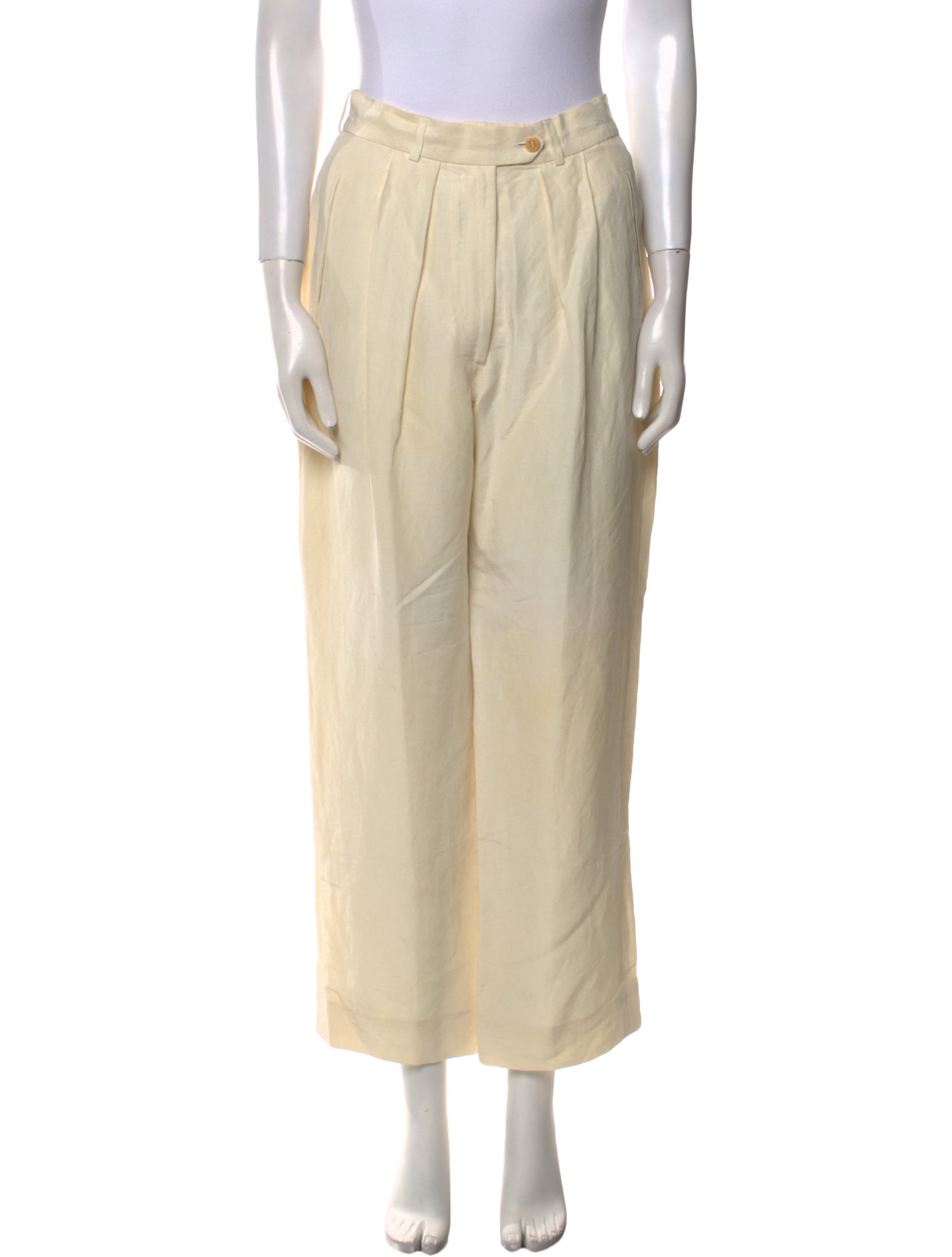 Giorgio Armani Linen Wide Leg Pants