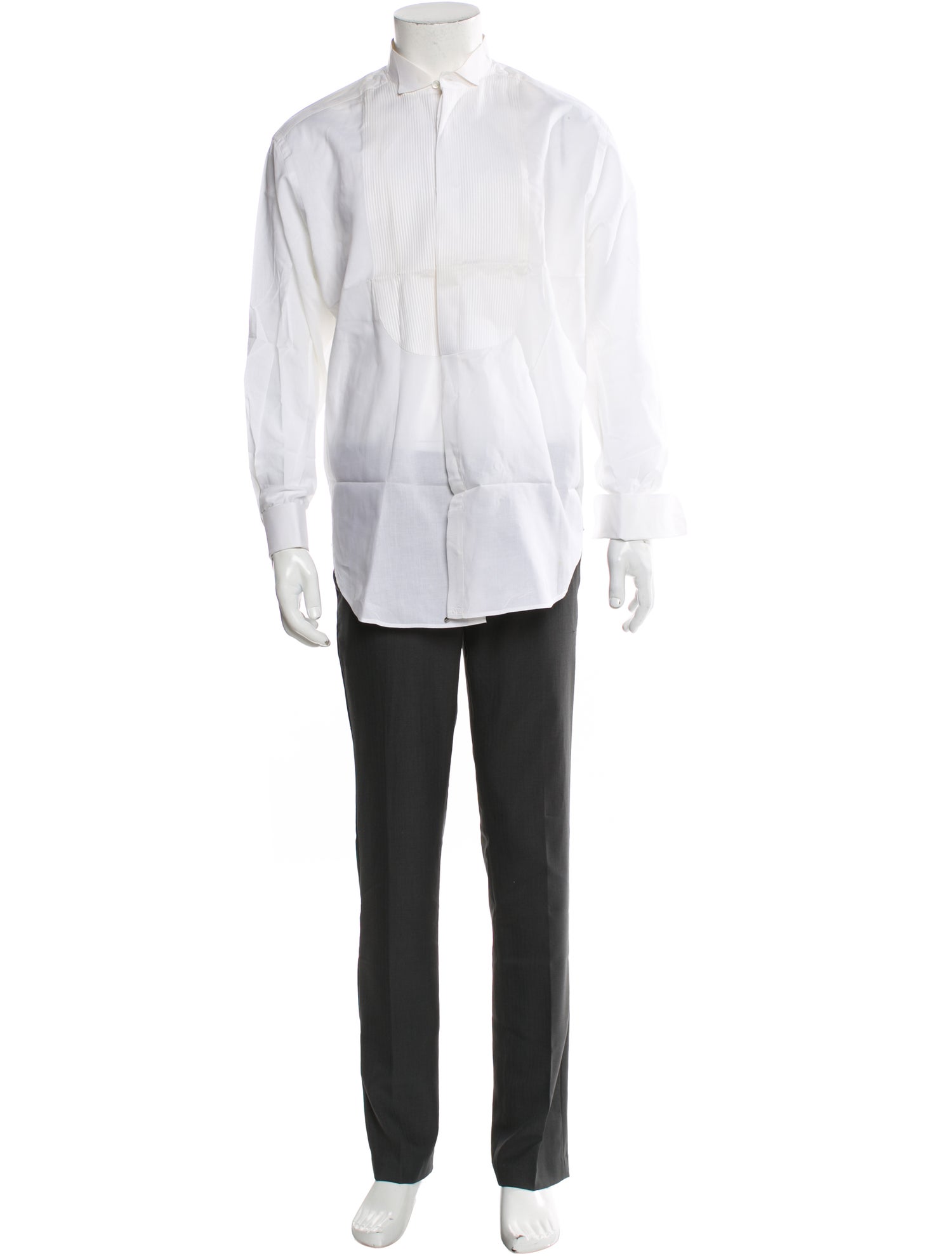 Giorgio Armani Long Sleeve Tuxedo Shirt