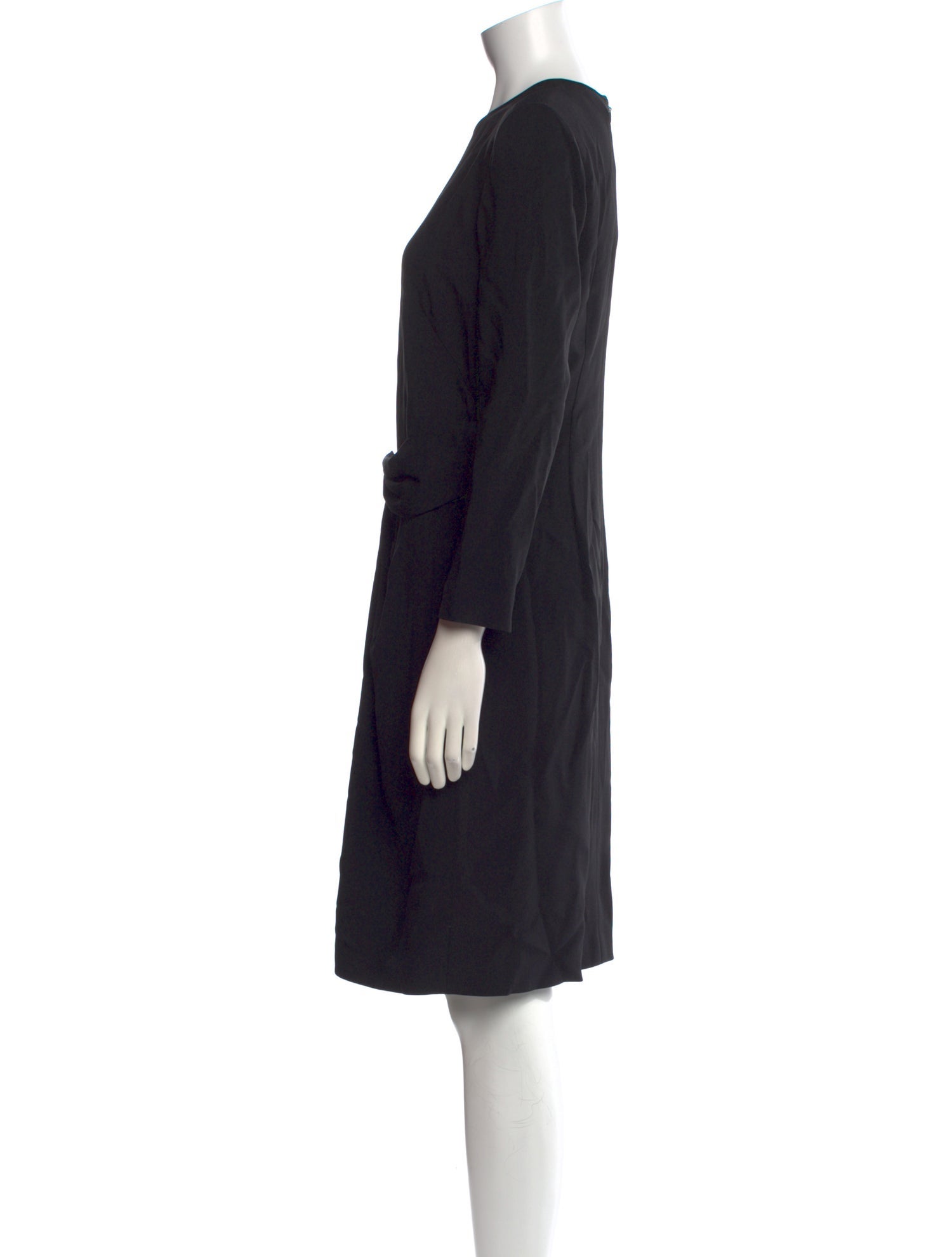 Giorgio Armani Crew Neck Knee-Length Dress w/ Tags
