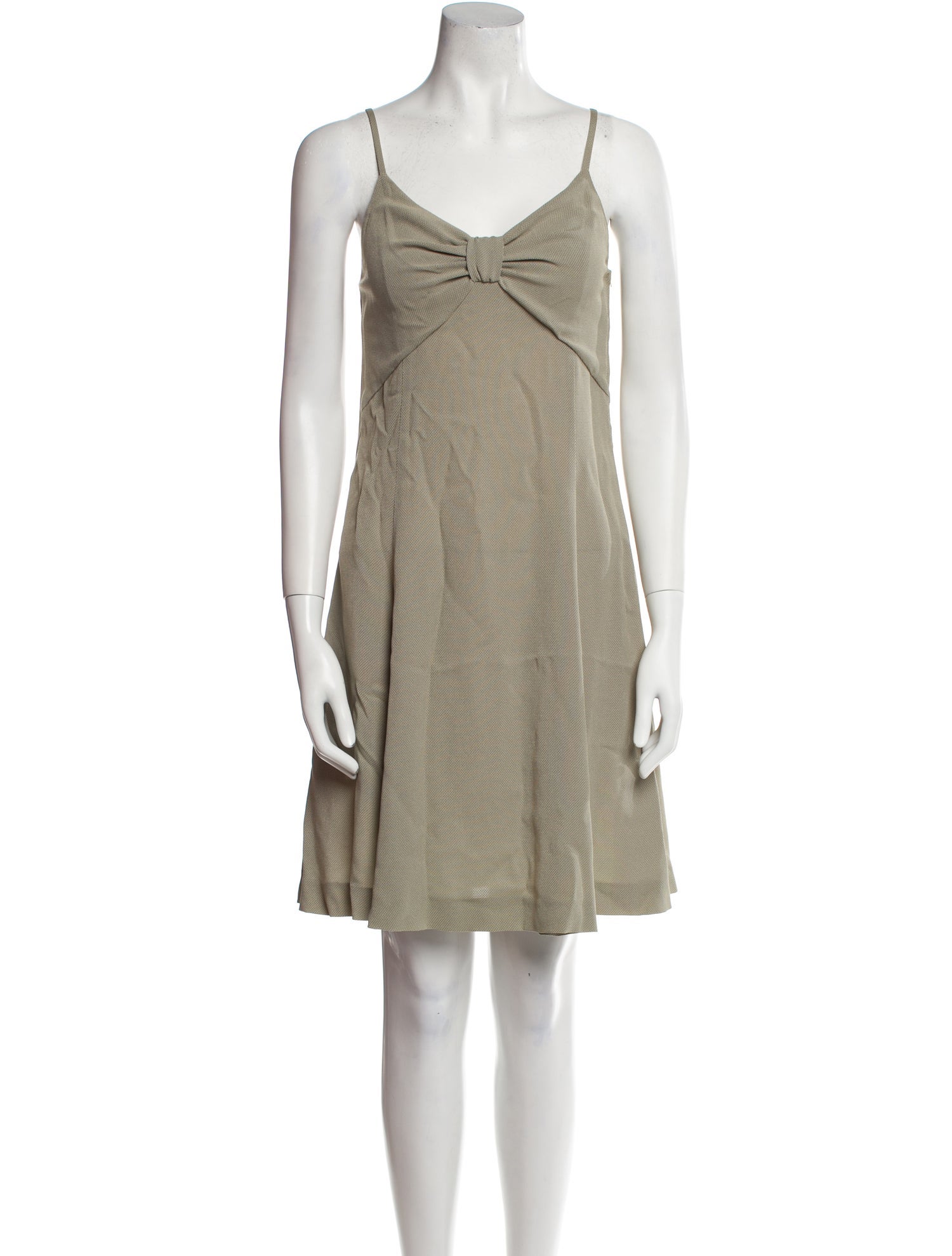 Giorgio Armani V-Neck Mini Dress