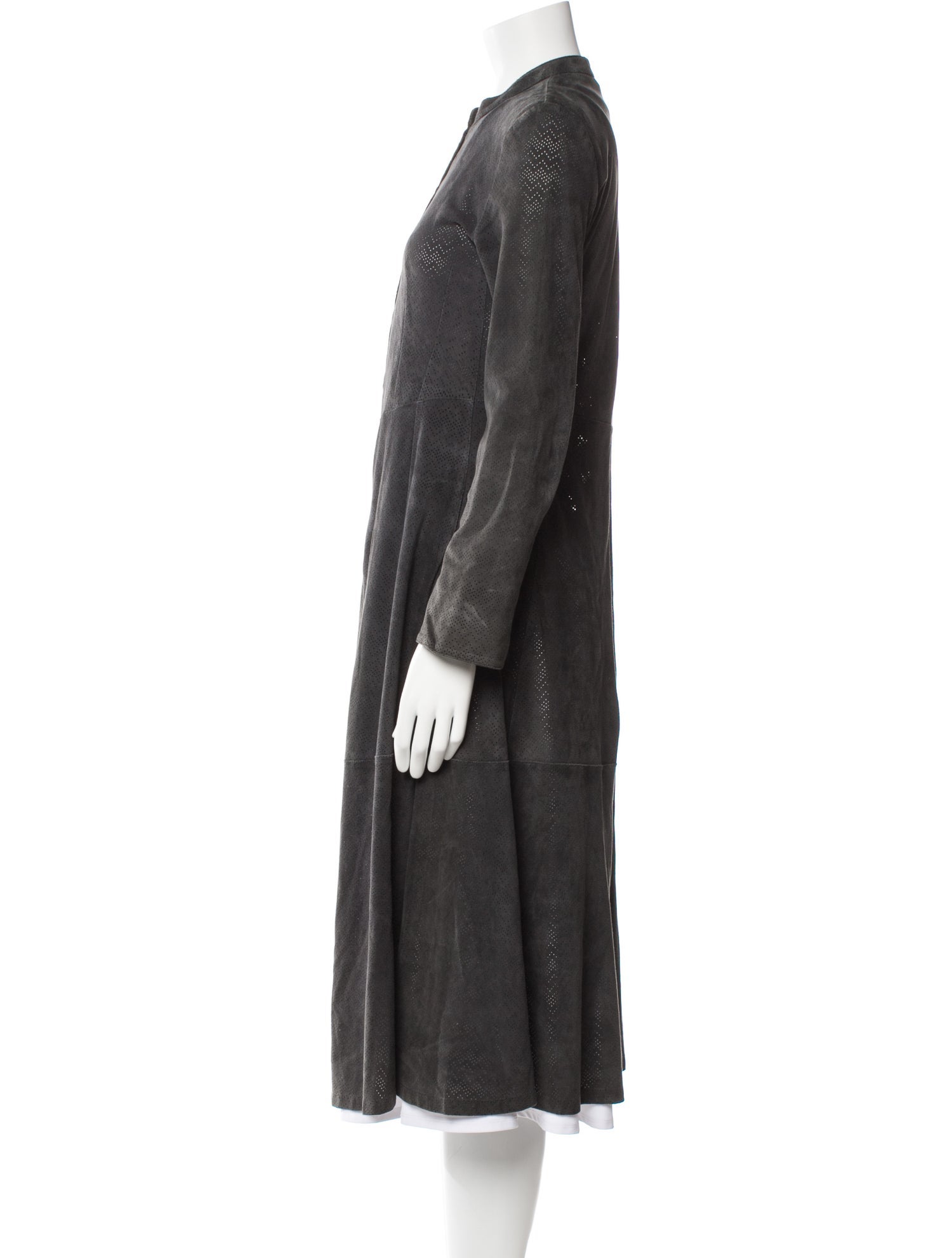 Giorgio Armani Leather Coat