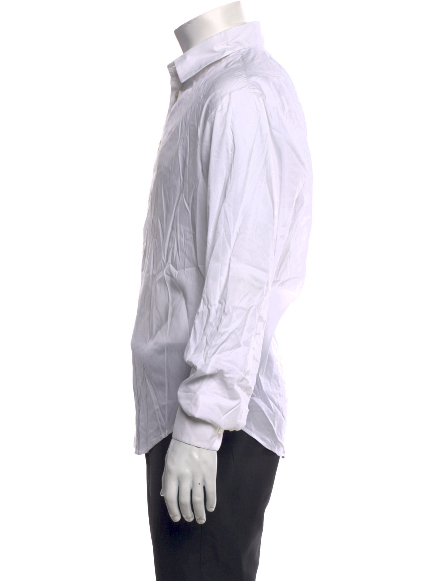 Giorgio Armani Striped Long Sleeve Dress Shirt