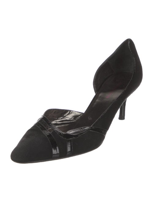 Giorgio Armani Suede D'Orsay Pumps
