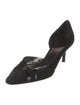 Giorgio Armani Suede D'Orsay Pumps