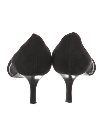 Giorgio Armani Suede D'Orsay Pumps