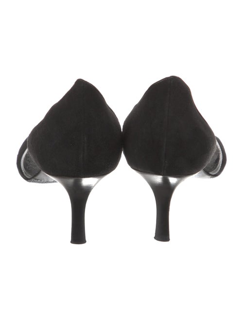 Giorgio Armani Suede D'Orsay Pumps