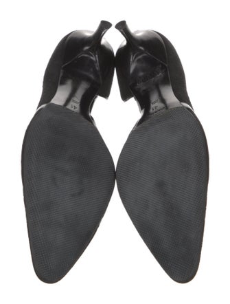 Giorgio Armani Suede D'Orsay Pumps