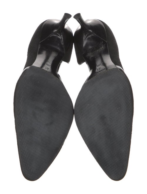 Giorgio Armani Suede D'Orsay Pumps
