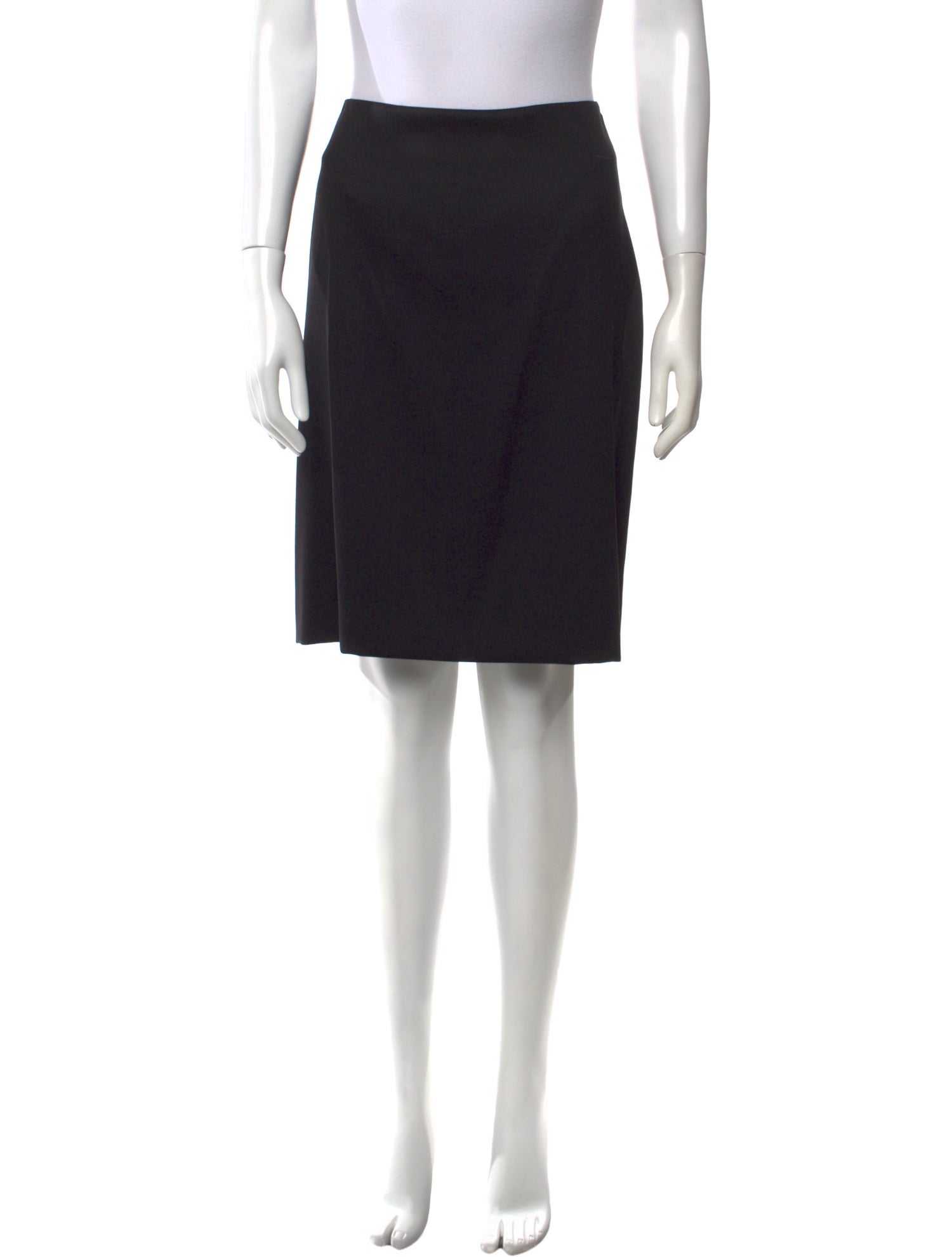 Giorgio Armani Virgin Wool Knee-Length Skirt