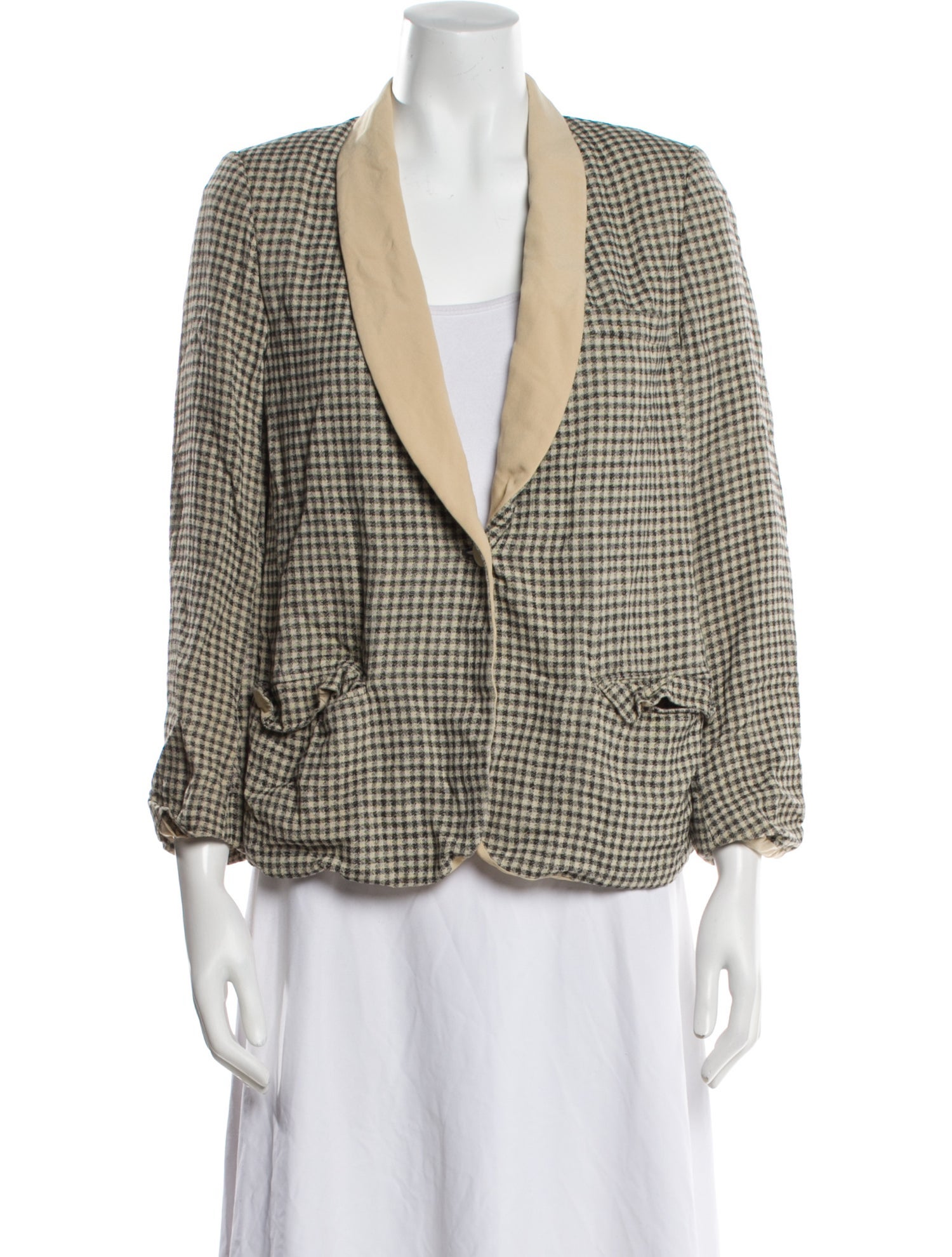 Giorgio Armani Silk Striped Blazer