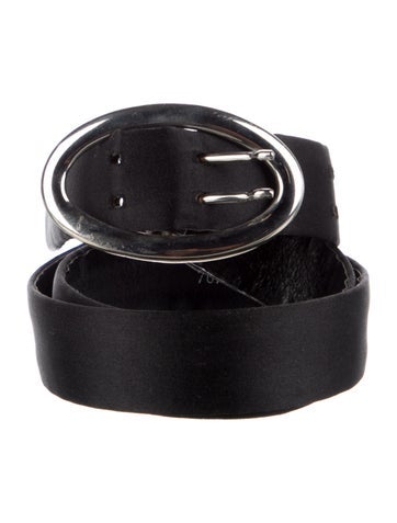 Giorgio Armani Belts Skinny Satin Belt S