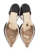 Giorgio Armani Suede Cutout Accent Mules