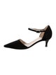 Giorgio Armani Suede D'Orsay Pumps