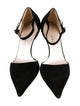 Giorgio Armani Suede D'Orsay Pumps