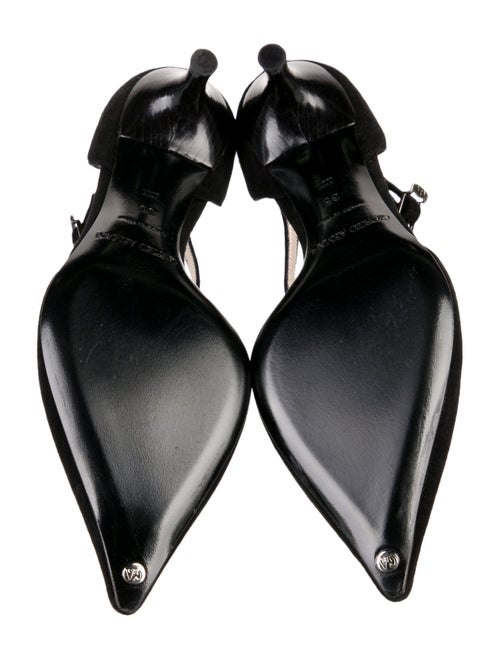 Giorgio Armani Suede D'Orsay Pumps