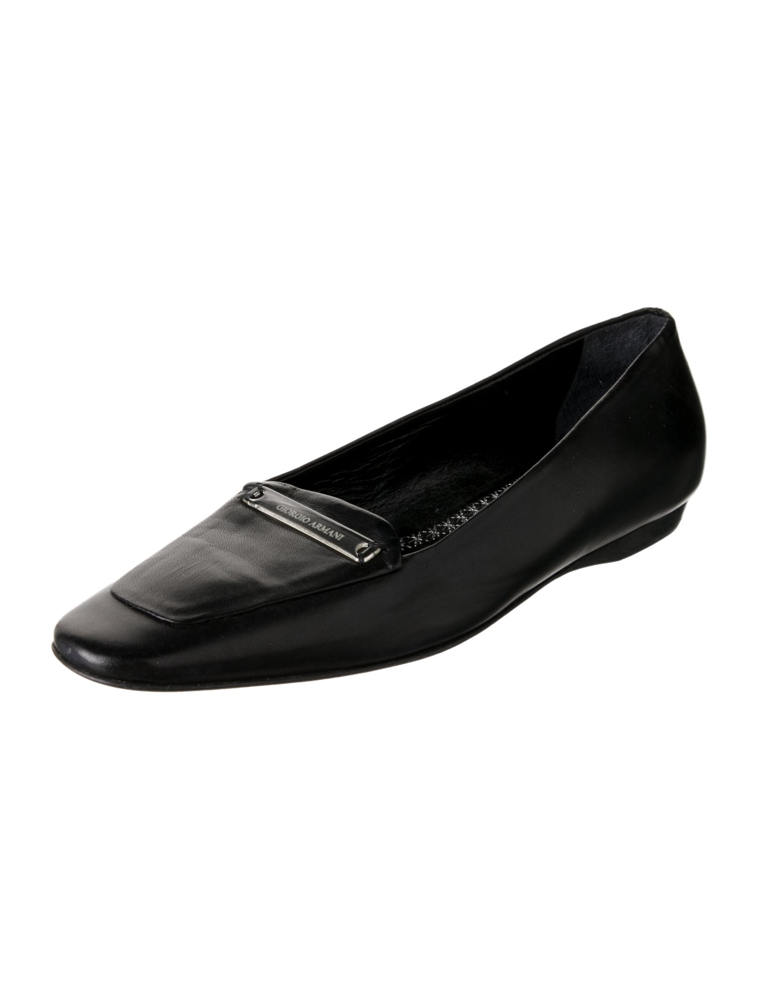Giorgio Armani Leather Loafers