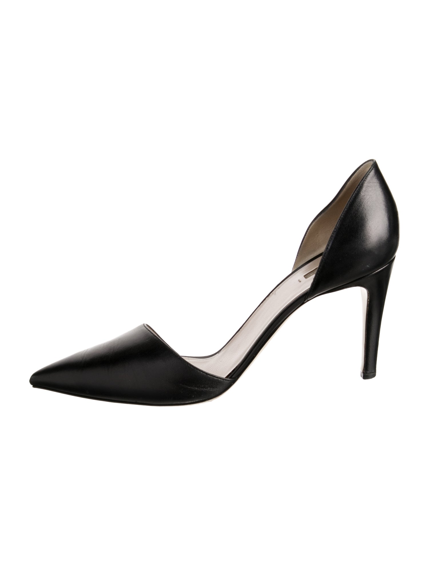 Giorgio Armani Satin D'Orsay Pumps