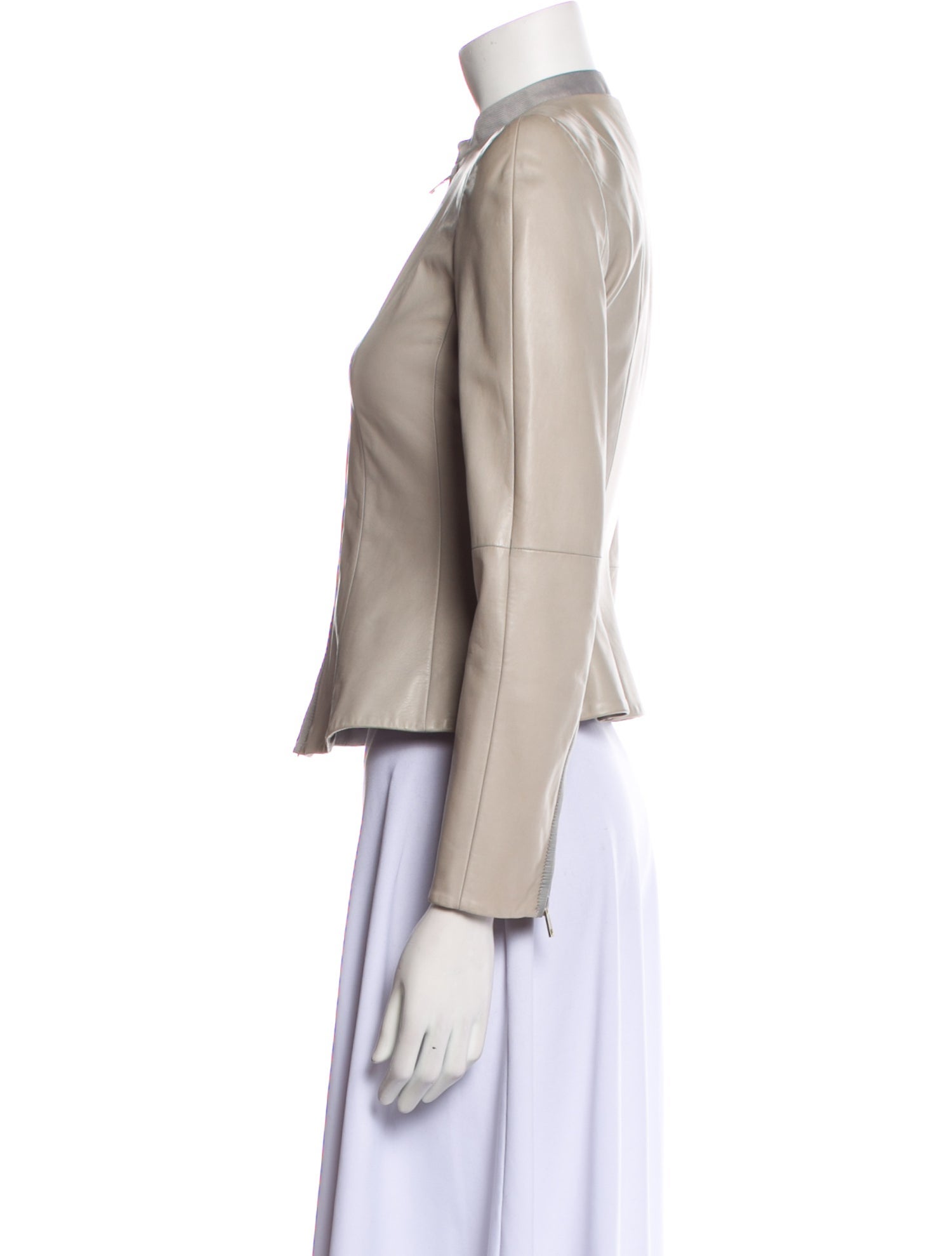 Giorgio Armani Lamb Leather Biker Jacket