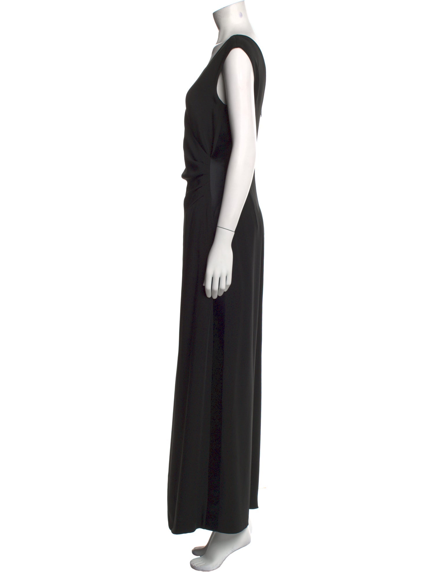 Giorgio Armani V-Neck Long Dress