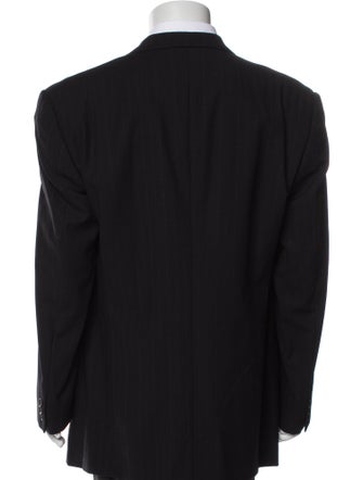 Giorgio Armani Virgin Wool Peacoat