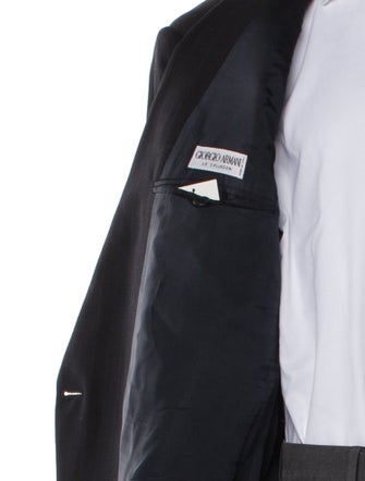 Giorgio Armani Virgin Wool Peacoat