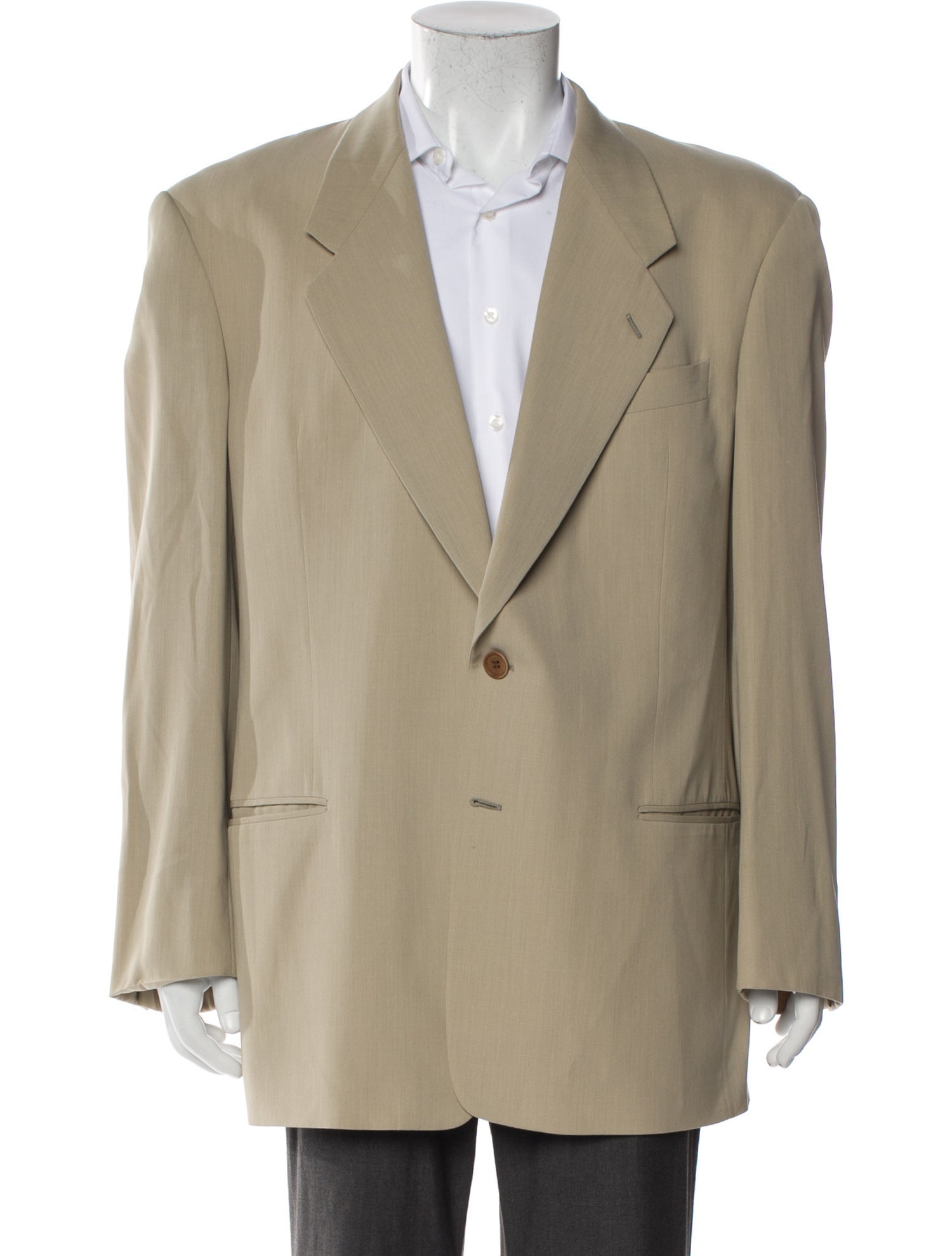 Giorgio Armani Virgin Wool Overcoat