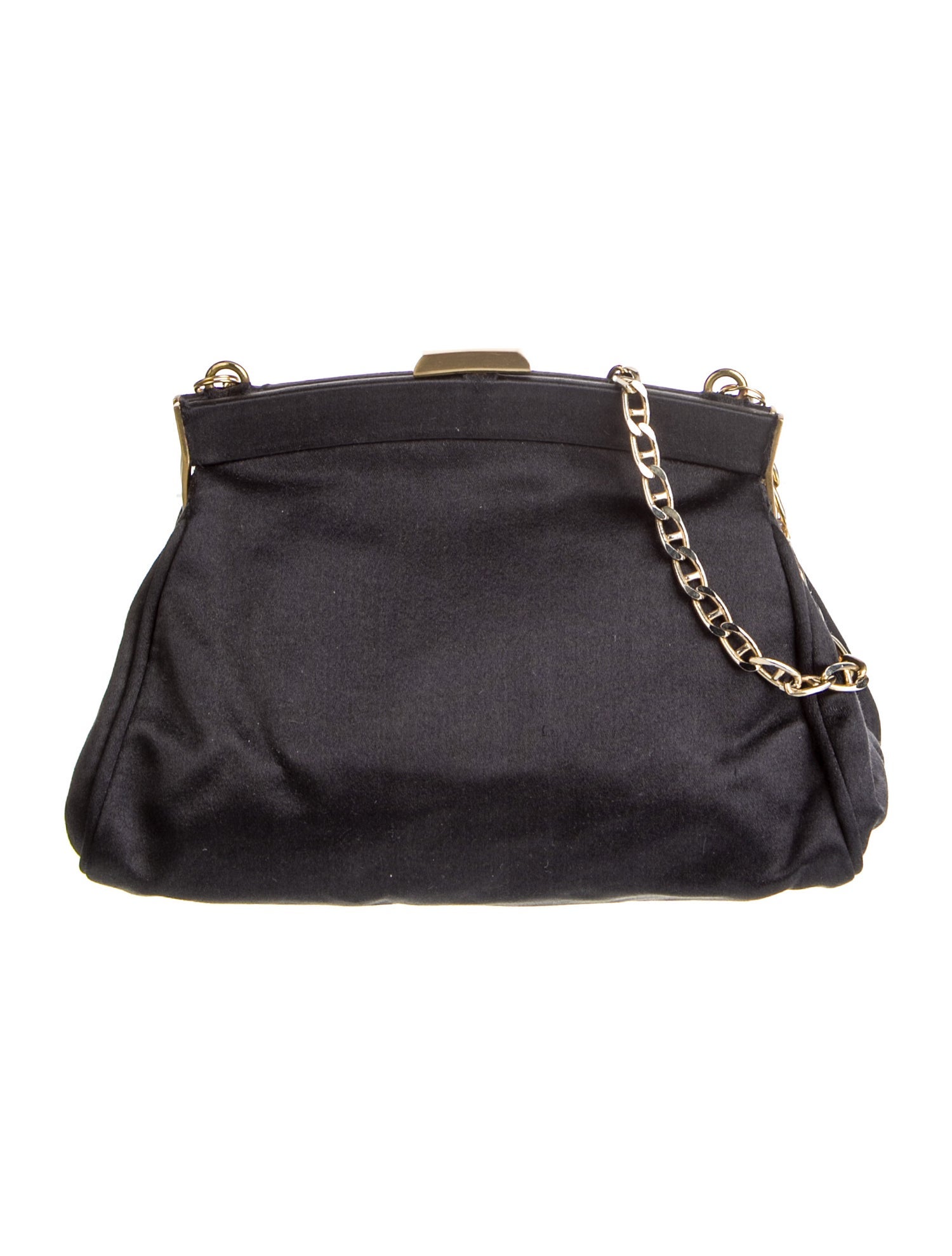 Giorgio Armani Satin Top Handle Bag