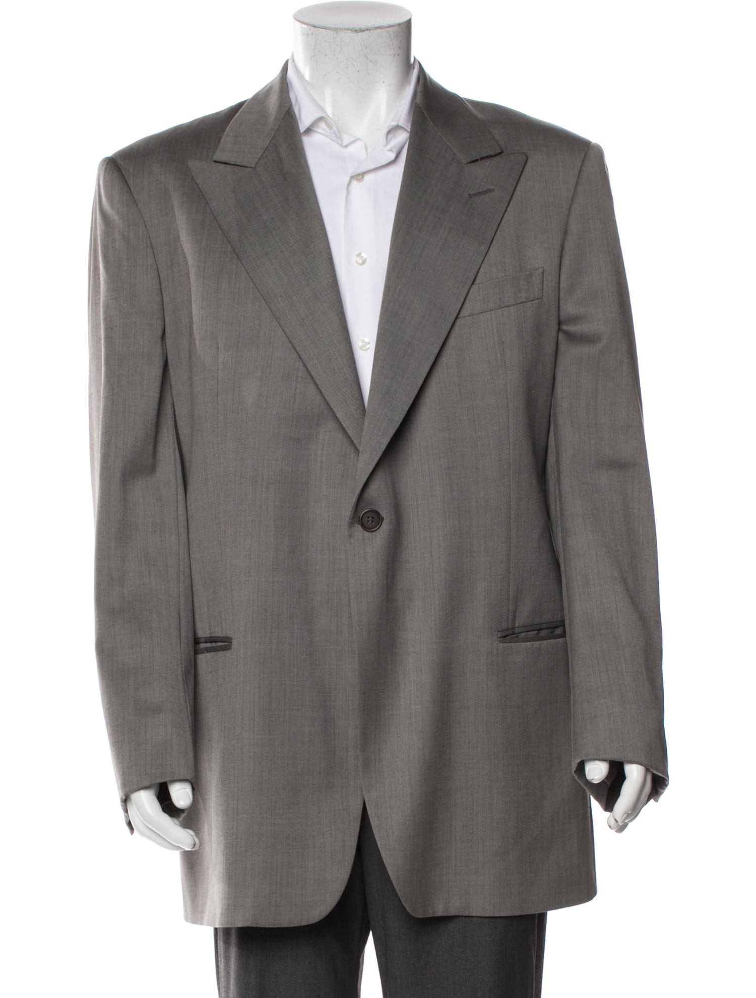Giorgio Armani Virgin Wool Overcoat