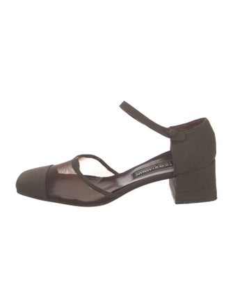 Giorgio Armani Canvas D'Orsay Pumps