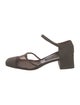 Giorgio Armani Canvas D'Orsay Pumps