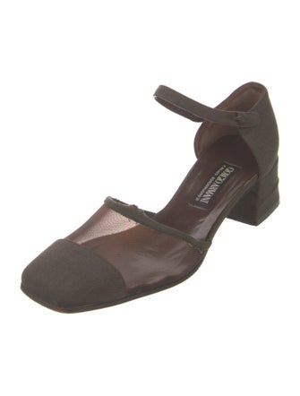Giorgio Armani Canvas D'Orsay Pumps