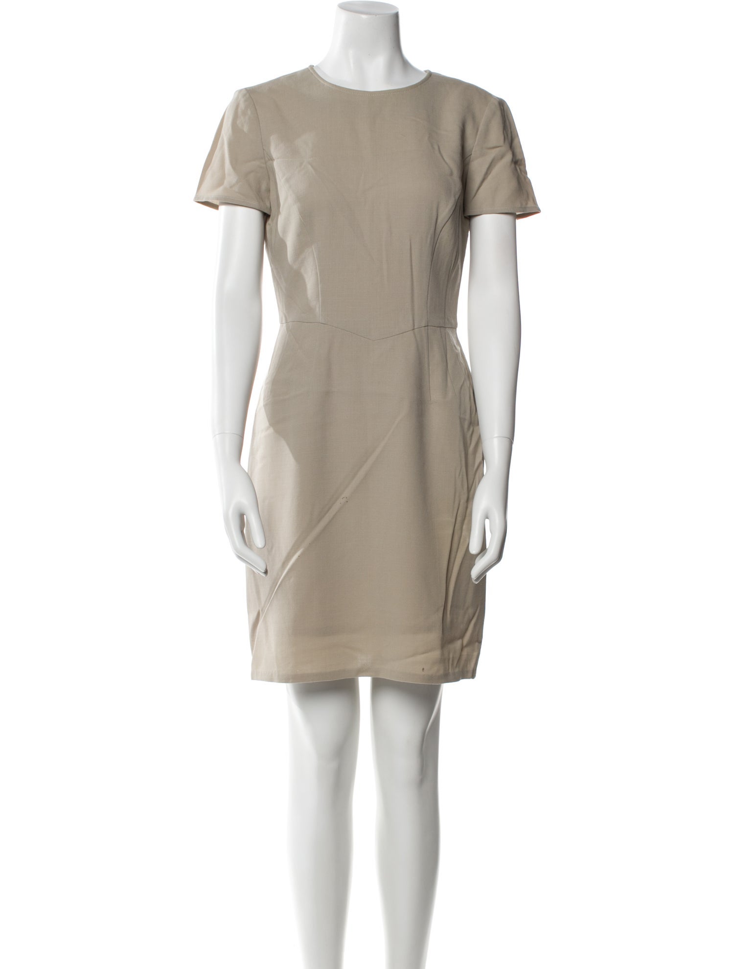 Giorgio Armani Crew Neck Mini Dress