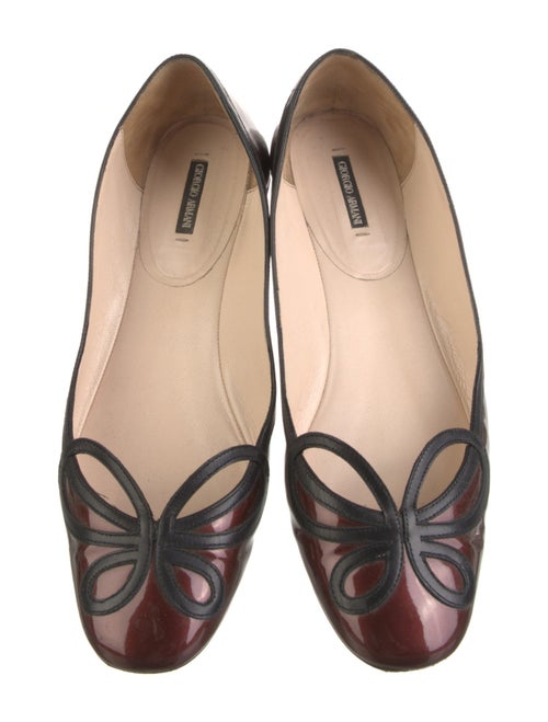 Giorgio Armani Patent Leather Flats