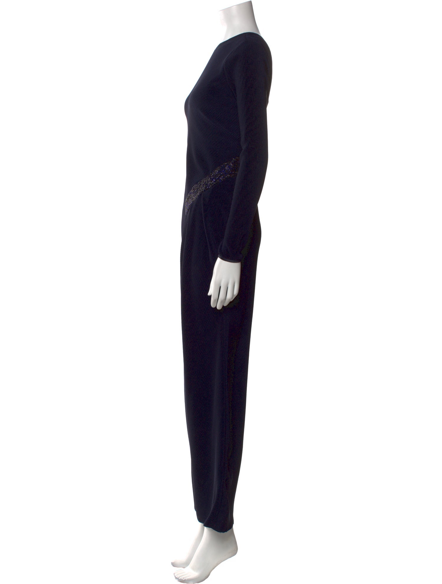 Giorgio Armani Crew Neck Long Dress