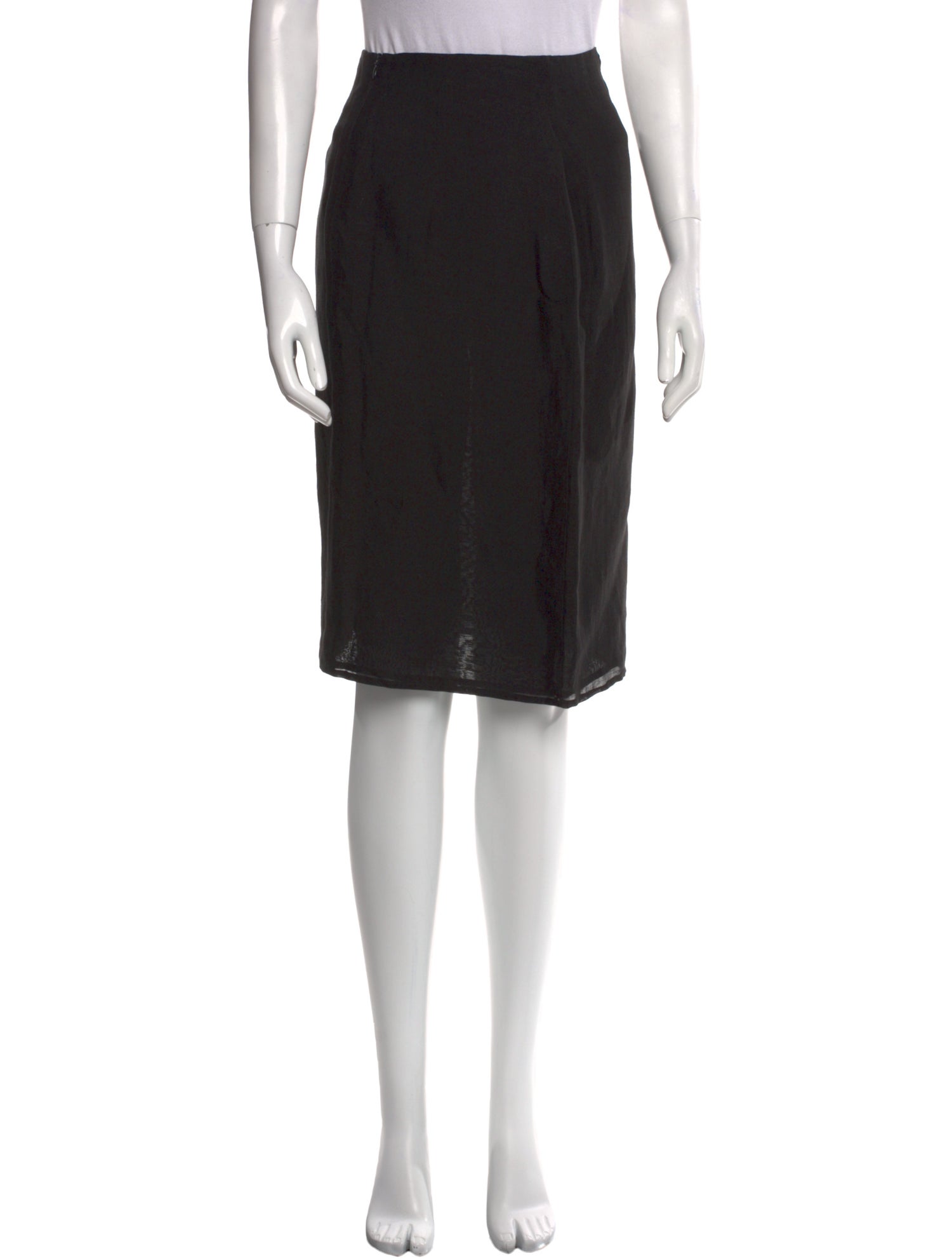 Giorgio Armani Linen Knee-Length Skirt