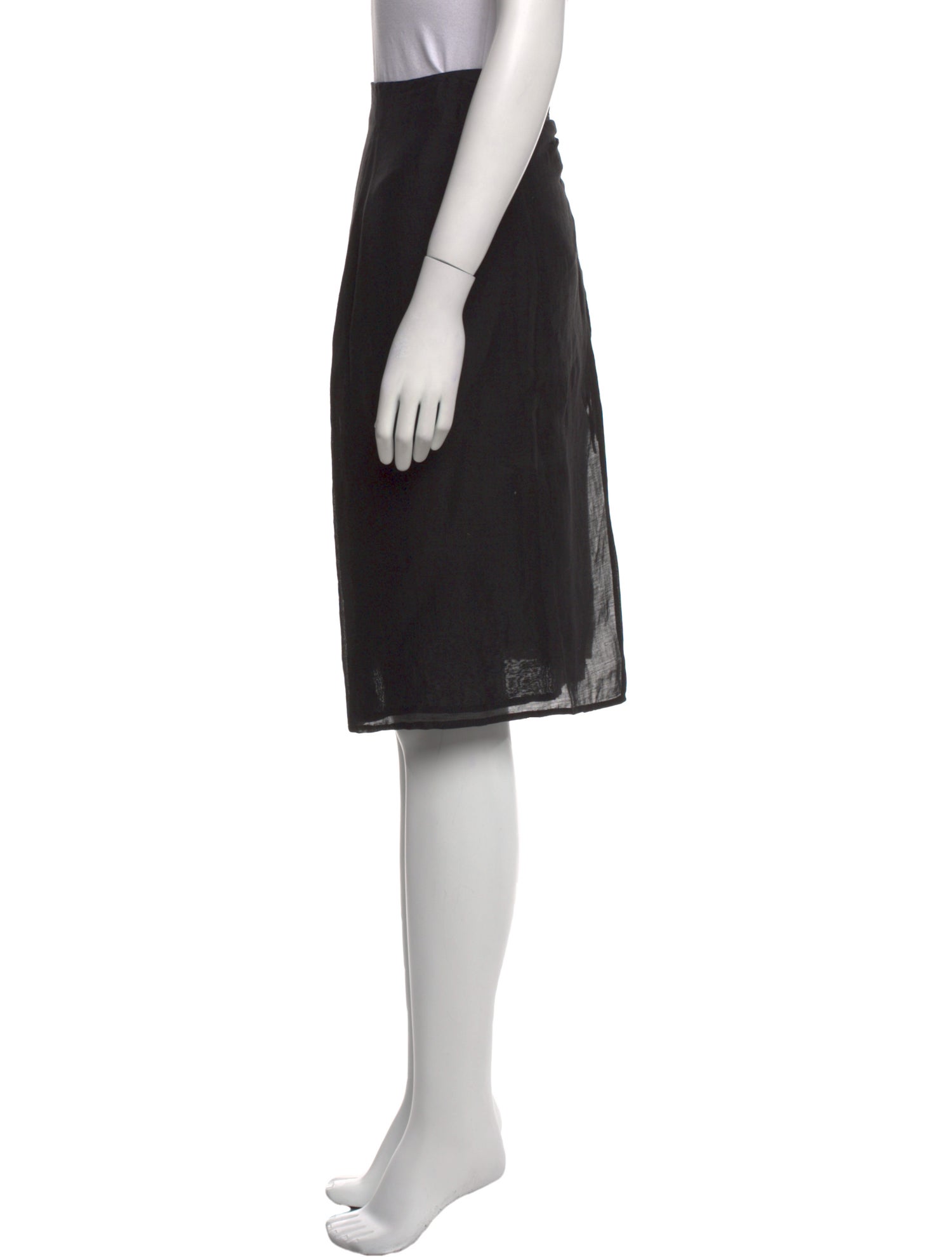 Giorgio Armani Linen Knee-Length Skirt